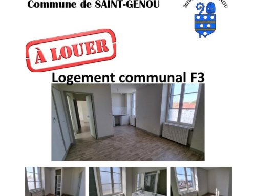 Logement communal F3 à louer