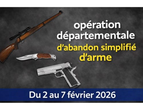 Opération départementale : Abandon simplifié d’arme du 2 au 7 février 2026